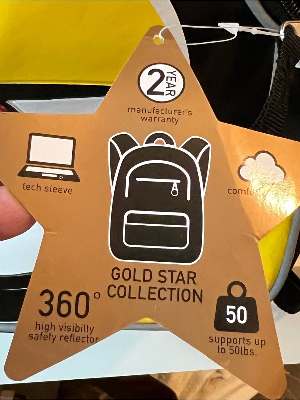 Universal Illumination Minions -The Rise of GRU Banana Black & Yellow Backpack - Picture 3 of 15